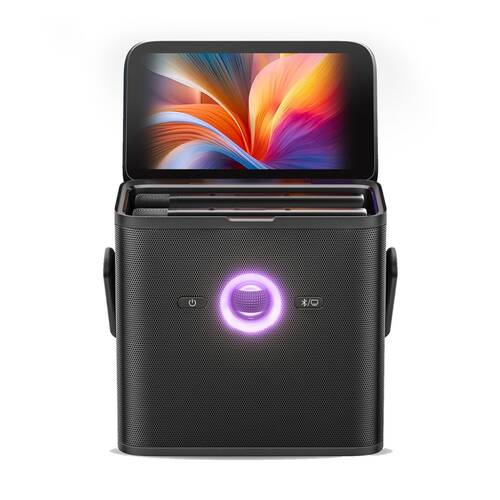 Ikarao Portable Karaoke Speakers Lyrics Display Black 7in