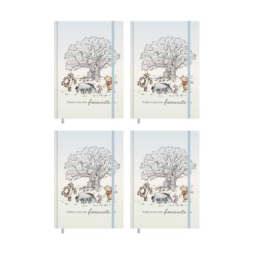 4PK Disney Winnie the Pooh 2026 Planner Yearly Diary Notebook A5 21x16cm