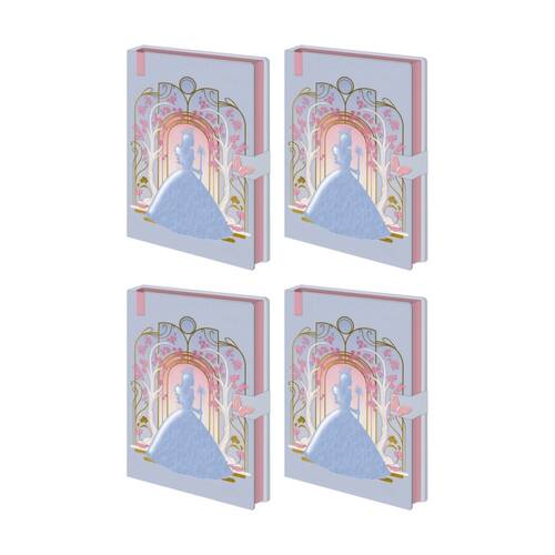 4PK Wicked 2 Glinda Premium Notebook W/ Inner Compartment A5 21x16cm