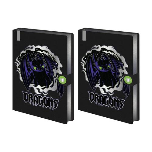 2PK How To Train Your Dragon to Toothless Premium Notebook A5 21x16cm