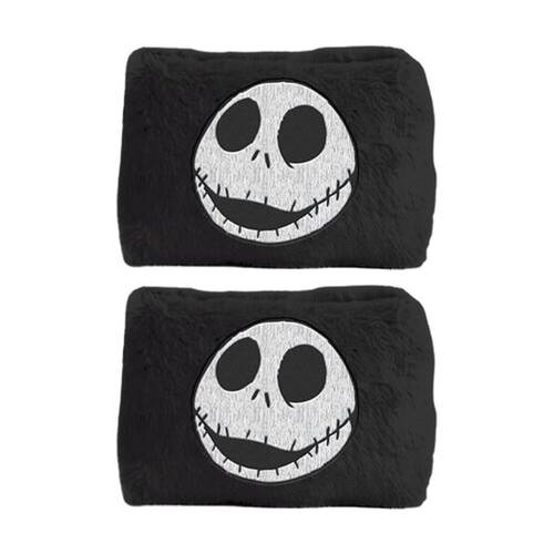 2PK Disney Nightmare Before Christmas Jack Plush Pencil Case Black & White