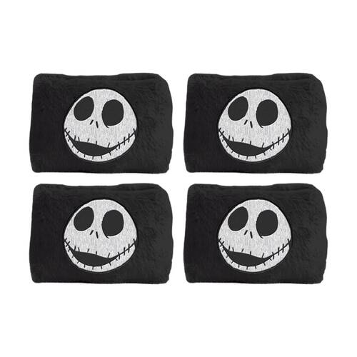 4PK Disney Nightmare Before Christmas Jack Plush Pencil Case Black & White