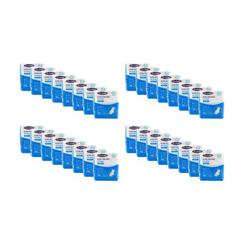 32x 16pc Real Care Ultra Thin Pads With Wings Regular Absorbency Level 3 Pack