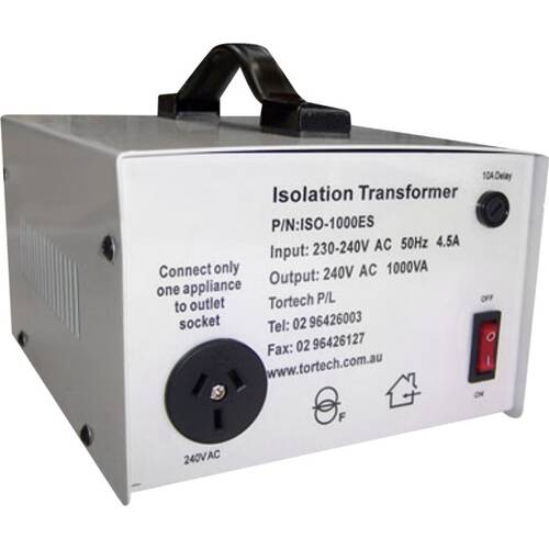 Tortech 1000Va Isolation Transformer Mains Electrostatic Screen Power Supplies 