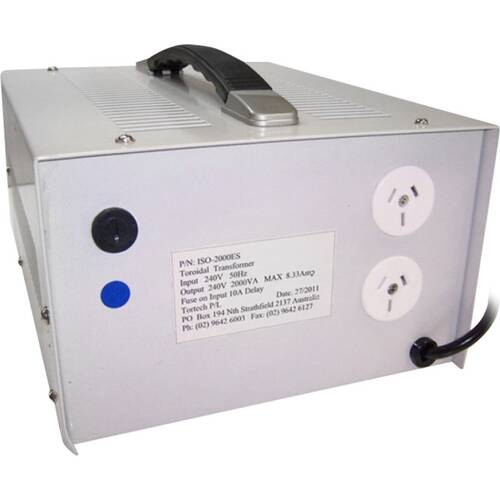 Tortech 2000V Isolation Transformer Mains Electrostatic Screen Power Supplies 
