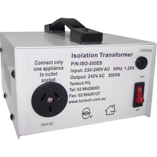 Tortech 300Va Isolation Transformer Mains Electrostatic Screen