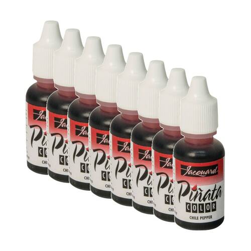 8PK Jacquard Pinata Colours 14ml Acrylic Paint Art/Craft - Chilli Pepper