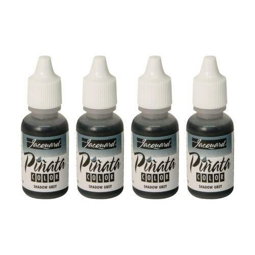 4PK Jacquard Pinata Colours 14ml Acrylic Paint Art/Craft - Shadow Grey