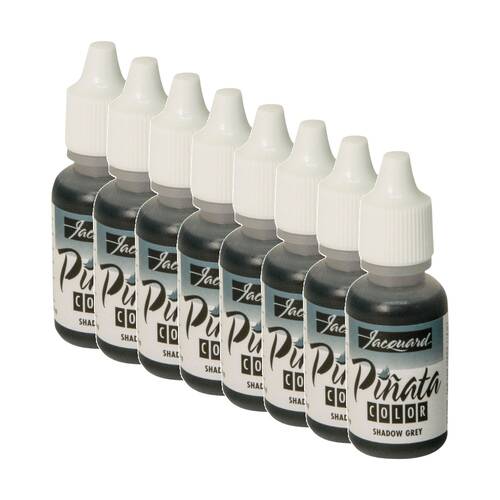 8PK Jacquard Pinata Colours 14ml Acrylic Paint Art/Craft - Shadow Grey
