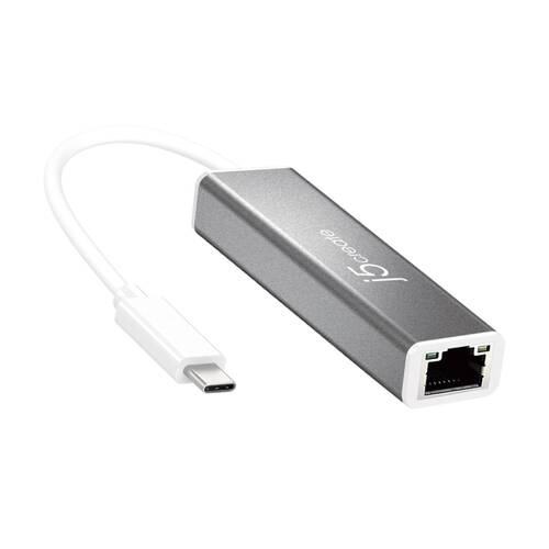 J5Create USB-C Gigabit Ethernet Adapter RJ45 10/100/1000 WOL