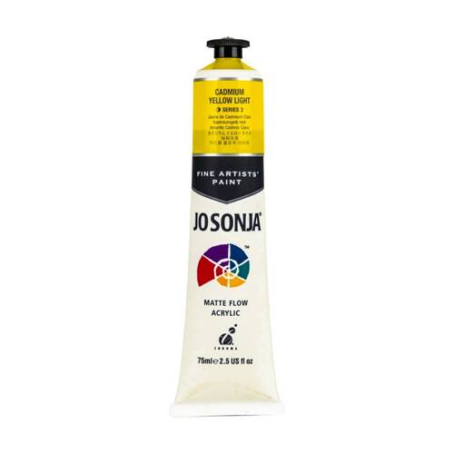 Jo Sonja Acrylic Colour Series Artist Craft Paint 75mL Tube Cadmium Yellow Light