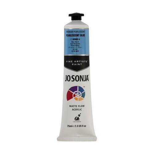 Jo Sonja Pearlescent Colour Series Acrylic Artist Paint 75mL Tube Blue