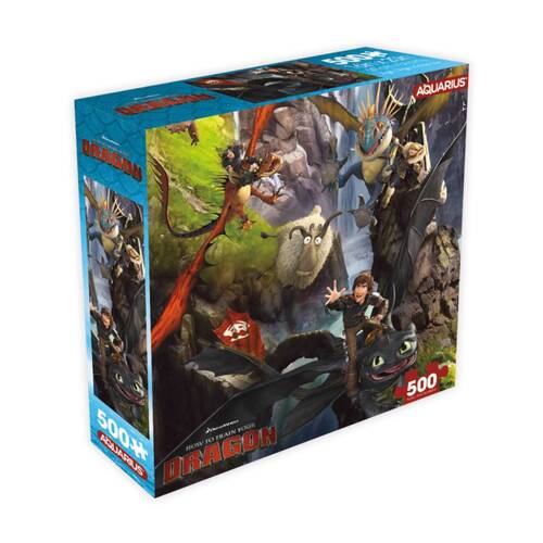 Aquarius How To Train Your Dragon 500 Piece Jigsaw Puzzle 5Y+