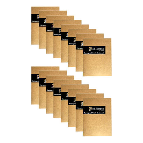 16PK Richeson Untempered Art/Craft Medium Density Hardboard Panel 11x14 Inch