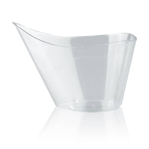 24x 10pc Partyware Mini Dish Small Serving Bowls Set Tear Shape 95x65x65mm