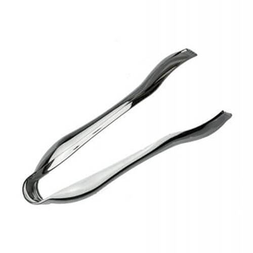 6x Partyware Stainless Steel Look-Alike Salad Tongs Set 280mm Silver