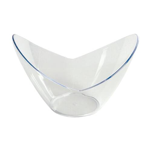 12x 8pc Partyware Mini Dish Small Serving Bowls Set Concave 83x40x58mm