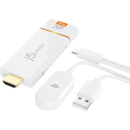 J5Create ScreenCast Wireless 4K Phone/Laptop Casting Display Pro HDMI Adapter