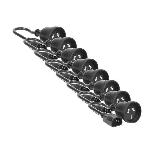 8PK Doss Iec Plug To 240V Socket 15cm Lead Iec-C14 Short Ups UPS Power Cable