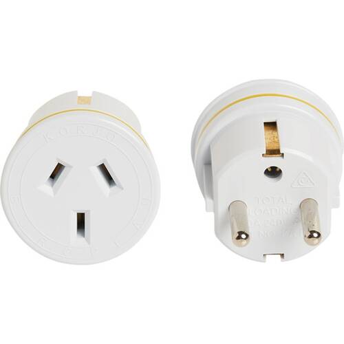 Korjo AUS To Europe Travel Adaptor For Australia 240V PlugFit21