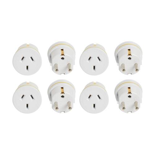 4PK Korjo AUS To Europe Travel Adaptor For Australia 240V PlugFit21