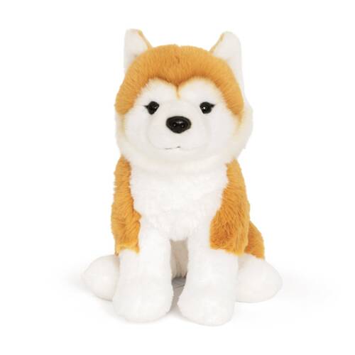 Keycraft Shiba Inu Dog Soft Animal Kids Plush Toy Brown/White