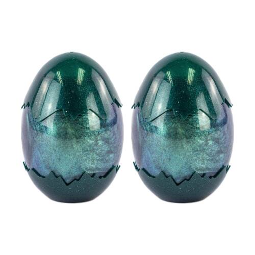 2x Keycraft Surprise Dino Egg Glittery Slime Toy W/ Hidden Dinosaur Multicolour
