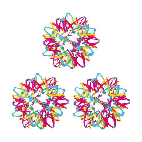 3x Keycraft Starburst Colourful Tactile Sensory Educational Ball Toy Multicolour