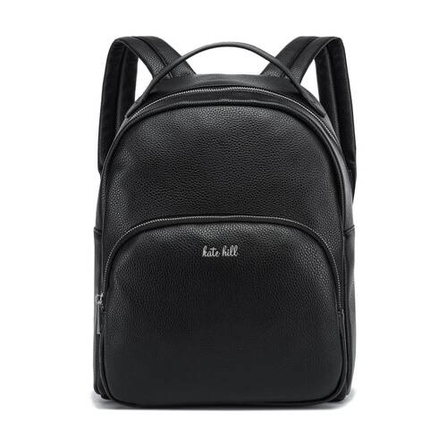 Kate Hill Women's Pepper Pebble Vegan Leather Structured Backpack