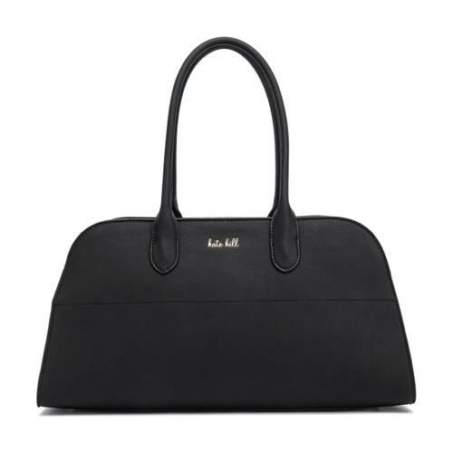 Kate Hill Women's Pearl Pebble Vegan Leather Zip-Closure Tote Bag