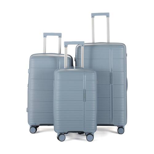 3pc Kate Hill Berkeley Luggage Set Hard Case TSA Lock Travel Sky