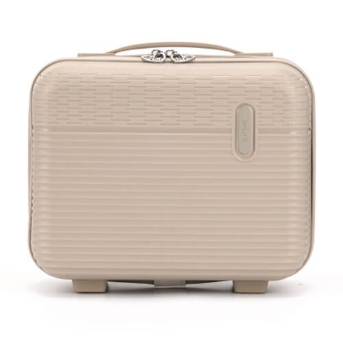 Kate Hill Brooklyn Beauty Case Add-a-Bag Travel Beige 14L 32x26x17cm
