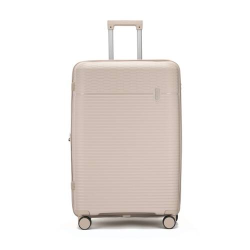 Kate Hill Brooklyn Large Hard Case Luggage TSA Lock Travel Beige 121L