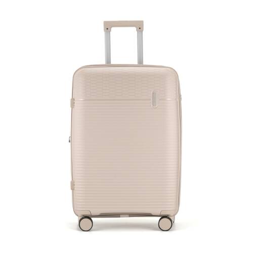 Kate Hill Brooklyn Medium Hard Case Luggage TSA Lock Travel Beige 74L