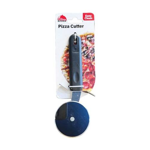 Culinary Kitchen Stainless Steel Pizza Cutter Cooking Utensil Black