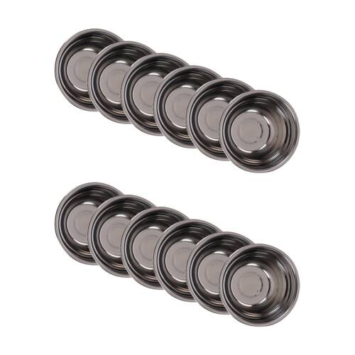 12PK Braz Stainless Steel Kitchen Prep Mixing Bowl Serving Serveware 18cm Silver