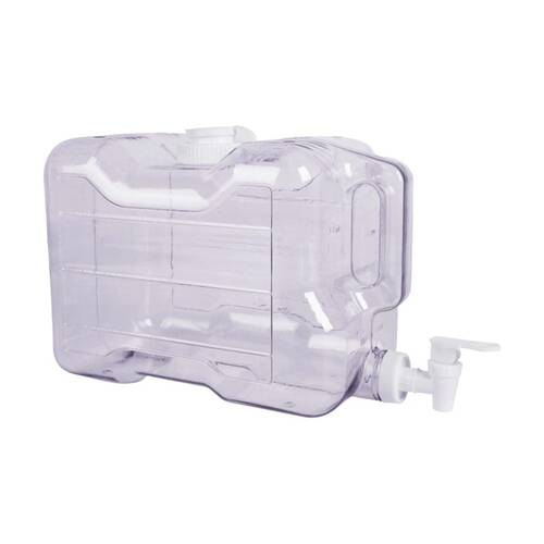 Braz Plastic Water Drinking Dispenser W/ Tap Screw Cap & Carry Handle 7L