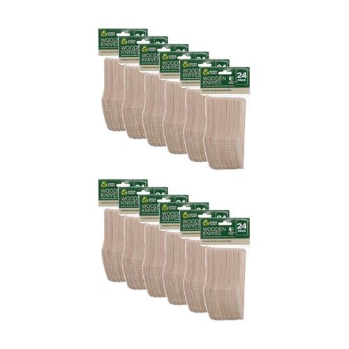 12x 24pc Braz Earth Friendly Cutlery Knives Set Tableware Serveware