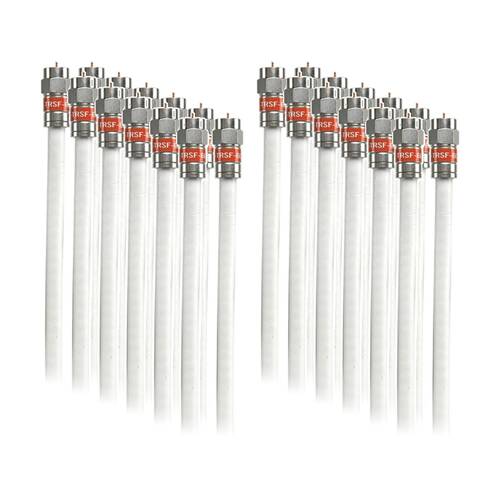 12PK Kingray 2M Rg6 Tri Shield Lead Foxtel Approved F31117 Coax Cable
