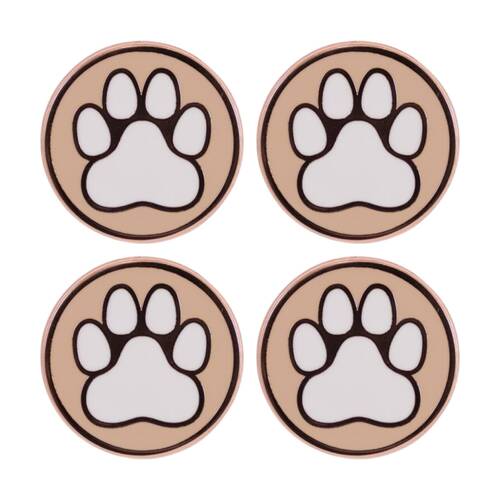 4PK Splosh Dog Best Friend Keepsake Pin Enamel 3y+ Rose Gold 3x1x2.5cm