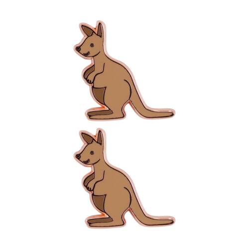 2PK Splosh Jump For Joy Keepsake Pin Enamel Kids 3y+ Rose Gold 3x1x2.5cm