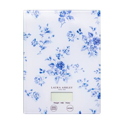 Laura Ashley Rectangular Digital Kitchen Scale Low Battery Indicator Floral