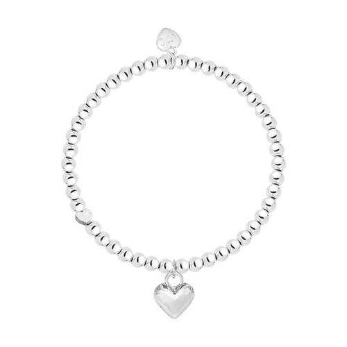 Life Charms Just Because Lovely Nan Stretch Bracelet Silver 17.5cm