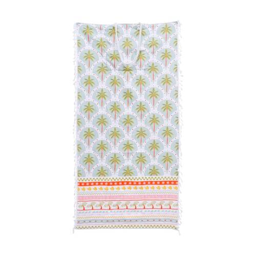 LVD 2-in-1 Palm Deco Kids Microfibre Towel & Tote Bag 70x140cm
