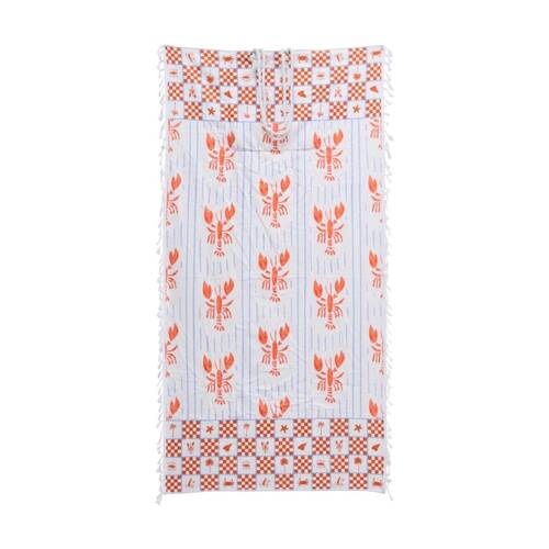 LVD 2-in-1 Kids Lobster Microfibre Towel & Tote Bag 70x140cm