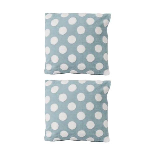 2PK LVD Spottie Blue Spots/Dots Decorative Home/Living Decor Cushion 43x43cm