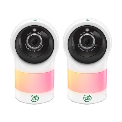 2PK LeapFrog LF1911 Pan & Tilt Wide Angle Baby Camera 1080p W/ Remote Access