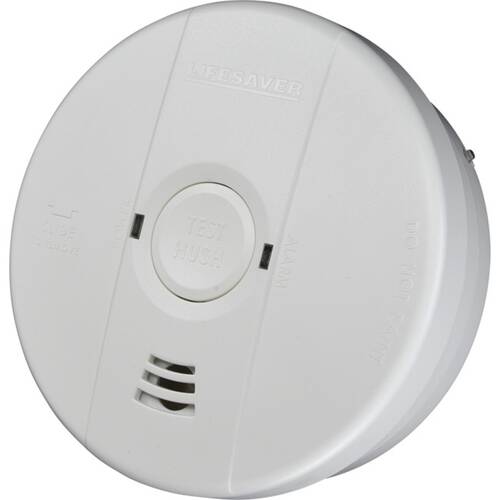 Psa 240V Smoke Alarm With 9V Backup Advanced Sensor Photoelectric Detector