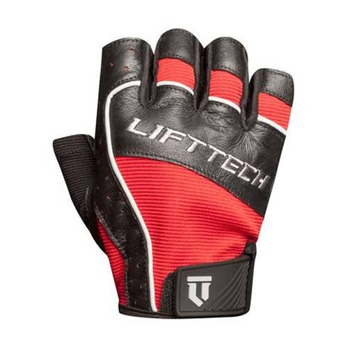 Lift-Tech Reflex Heavy Lifting TechFlex Leather Palm Gloves Red XXL