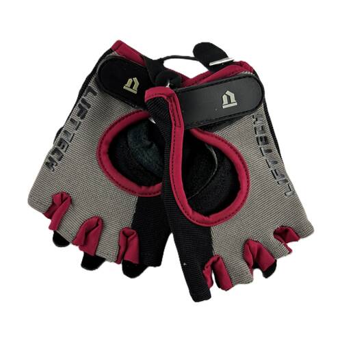 Lift-Tech Classic Womens Fitness Exercise Heavy Lifting Gloves Plum Medium